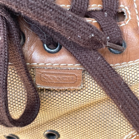 Coach Mens Size 11 D Timothy Casual Dress Shoe Made In Italy Brown Tan P 992 - Picture 3 of 11